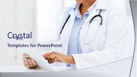  Presentation with medical technology healthcare - Audience pleasing PPT layouts consisting of digi - healthcare medical and technology concept backdrop and a sky blue colored foreground