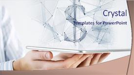  Presentation with om aum symbol - Colorful slide deck enhanced with digital - dollar currency symbol backdrop and a sky blue colored foreground