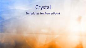  Presentation with light waves - Cool new presentation theme with digital - streams of light abstract cool backdrop and a sky blue colored foreground