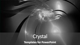  Presentation with chaotic abstract geometric digital - Slide set featuring digital abstract fractal background generated background and a dark gray colored foreground