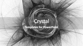  Presentation with black abstract - Amazing slide set having digital abstract fractal background generated backdrop and a gray colored foreground