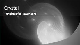  Presentation with black abstract - Audience pleasing PPT theme consisting of digital abstract fractal background generated backdrop and a dark gray colored foreground