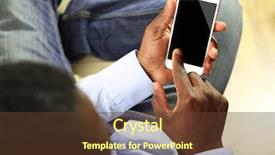  Presentation with afro - Beautiful slides featuring digital africa - afro american man backdrop and a  colored foreground