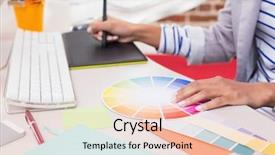  Presentation with close up view of the compass on old paper - PPT layouts having digital agency - close up side view background and a lemonade colored foreground