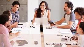  Presentation with new ideas - Audience pleasing slides consisting of digital agency - designers meeting to discuss new backdrop and a lemonade colored foreground