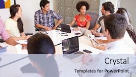  Presentation with new ideas - Audience pleasing presentation consisting of digital agency - designers meeting to discuss new backdrop and a lemonade colored foreground