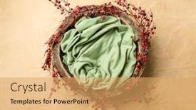  Presentation with new baby - Slides featuring digital-backdrop-or-background background and a yellow colored foreground