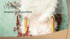  Presentation with new baby - PPT theme featuring digital-backdrop-or-background background and a soft green colored foreground