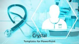  Presentation with medical sign - Audience pleasing theme consisting of digital background with doctor sign backdrop and a  colored foreground