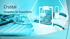  Presentation with emergency - Slide deck featuring digital background with emergency background and a  colored foreground