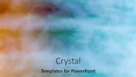  Presentation with blur - Amazing PPT theme having digital-blur-abstract-picture-orange backdrop and a light blue colored foreground