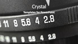  Presentation with large scale atomicmolecular massively parallel simulator - Cool new presentation design with digital camera - macro of aperture scale backdrop and a dark gray colored foreground