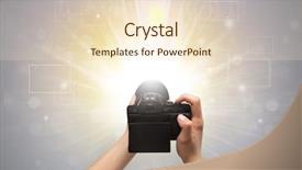  Presentation with hand touching finger digital - Presentation featuring background iso - naked hand taking picture background and a lemonade colored foreground