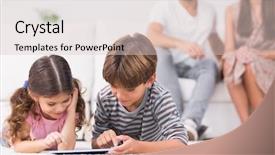  Presentation with sister - Beautiful slide set featuring part of the engine on the motorcycle backdrop and a gray colored foreground