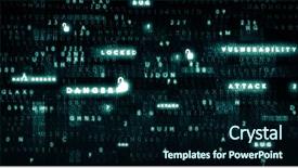 Presentation with processor tech electronic pcb printed - Presentation design consisting of digital code electronic high tech background and a wine colored foreground