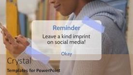  Presentation with digital image - Slides having digital-composite-image-of-african background and a coral colored foreground