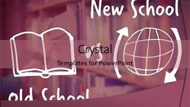  Presentation with digital book - Slide set featuring digital composite image of book background and a  colored foreground