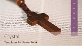  Presentation with resurrection - Slide set consisting of digital-composite-image-of-celebrate background and a lemonade colored foreground