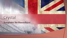  Presentation with britain - Cool new PPT layouts with digital-composite-image-of-faded backdrop and a coral colored foreground