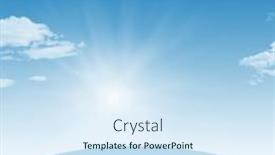  Presentation with digital image - PPT theme featuring digital-composite-image-of-hello background and a sky blue colored foreground