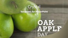  Presentation with restoration - PPT theme with digital-composite-image-of-juicy background and a gray colored foreground