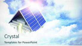  Presentation with ev charging solar - Amazing slide deck having digital composite of 3d solar backdrop and a  colored foreground