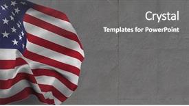 Presentation with pakistan and usa flag togetter - Audience pleasing presentation design consisting of digital composite of 3d usa backdrop and a gray colored foreground