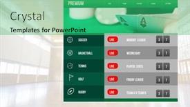  Presentation with betting - Audience pleasing theme consisting of digital-composite-of-betting-app backdrop and a ocean colored foreground