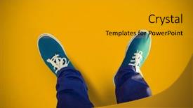  Presentation with digital earth abstract blue - Theme enhanced with digital composite of blue shoes background and a light gray colored foreground