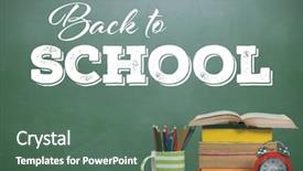  Presentation with digital book - Colorful presentation design enhanced with digital composite of books backdrop and a ocean colored foreground