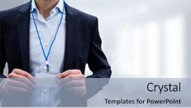  Presentation with digital - PPT layouts having digital composite of business man background and a  colored foreground