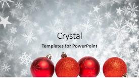  Presentation with christmas borders grunge border decoration - Presentation design having digital composite of christmas bauble background and a sky blue colored foreground