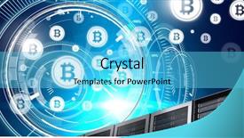  Presentation with information technology - Amazing presentation having digital composite of computer servers backdrop and a  colored foreground