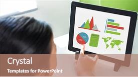  Presentation with digital image - Slides with digital composite of cropped image background and a  colored foreground