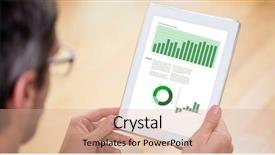  Presentation with digital image - Amazing theme having digital composite of cropped image backdrop and a coral colored foreground