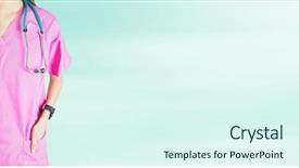  Presentation with compost green earth - Amazing presentation having digital composite of doctor woman backdrop and a sky blue colored foreground