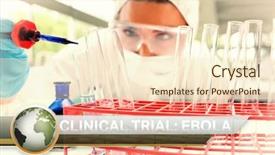  Presentation with news flash - Amazing slides having digital composite of ebola news flash with medical imagery backdrop and a cream colored foreground