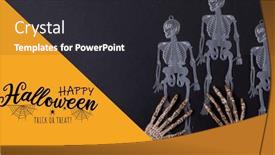  Presentation with black culture - Theme having digital-composite-of-happy-halloween background and a dark gray colored foreground