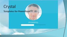  Presentation with digital identity - Colorful presentation design enhanced with verified - digital composite of identity verify backdrop and a  colored foreground