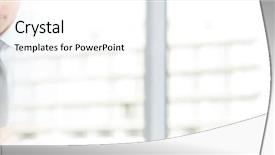  Presentation with agreement signing - Presentation theme enhanced with digital composite of man signing background and a white colored foreground