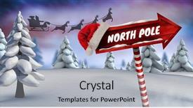  Presentation with poe - Beautiful slide deck featuring digital composite of north poe backdrop and a light gray colored foreground