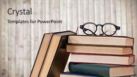  Presentation with wood panel - Cool new theme with digital composite of pile backdrop and a lemonade colored foreground