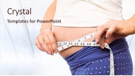  Presentation with tape - Cool new slides with digital composite of pregnant woman mid section with measuring tape against blurry window backdrop and a lemonade colored foreground