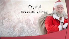  Presentation with sexy santa claus young muscular - PPT layouts featuring digital composite of santa claus background and a  colored foreground