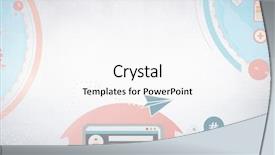  Presentation with social media - Beautiful PPT theme featuring digital composite of social media backdrop and a white colored foreground