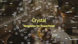  Presentation with public sphere - Beautiful presentation featuring digital composite of sphere connectors backdrop and a tawny brown colored foreground