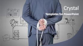  Presentation with analog to digital convertion - Presentation with digital composite of tied up background and a ocean colored foreground