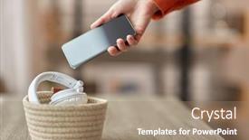  Presentation with detox - Presentation consisting of digital-detox-and-technology-concept background and a coral colored foreground