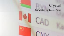  Presentation with digital finance - PPT layouts having digital display with exchange rate background and a  colored foreground