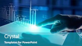  Presentation with digital finance - Amazing presentation design having digital finance - close up of human hands backdrop and a teal colored foreground